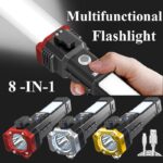 Portable Rechargeable Torch LED Flashlight With Power Bank