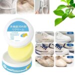 Shoe Cleaning Cream Before and After Cleaning