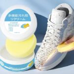 Shoe Cleaning Cream with Cleaning Sponge