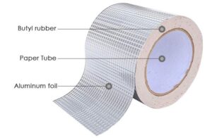 Aluminium foil butyl tape for waterproof sealing