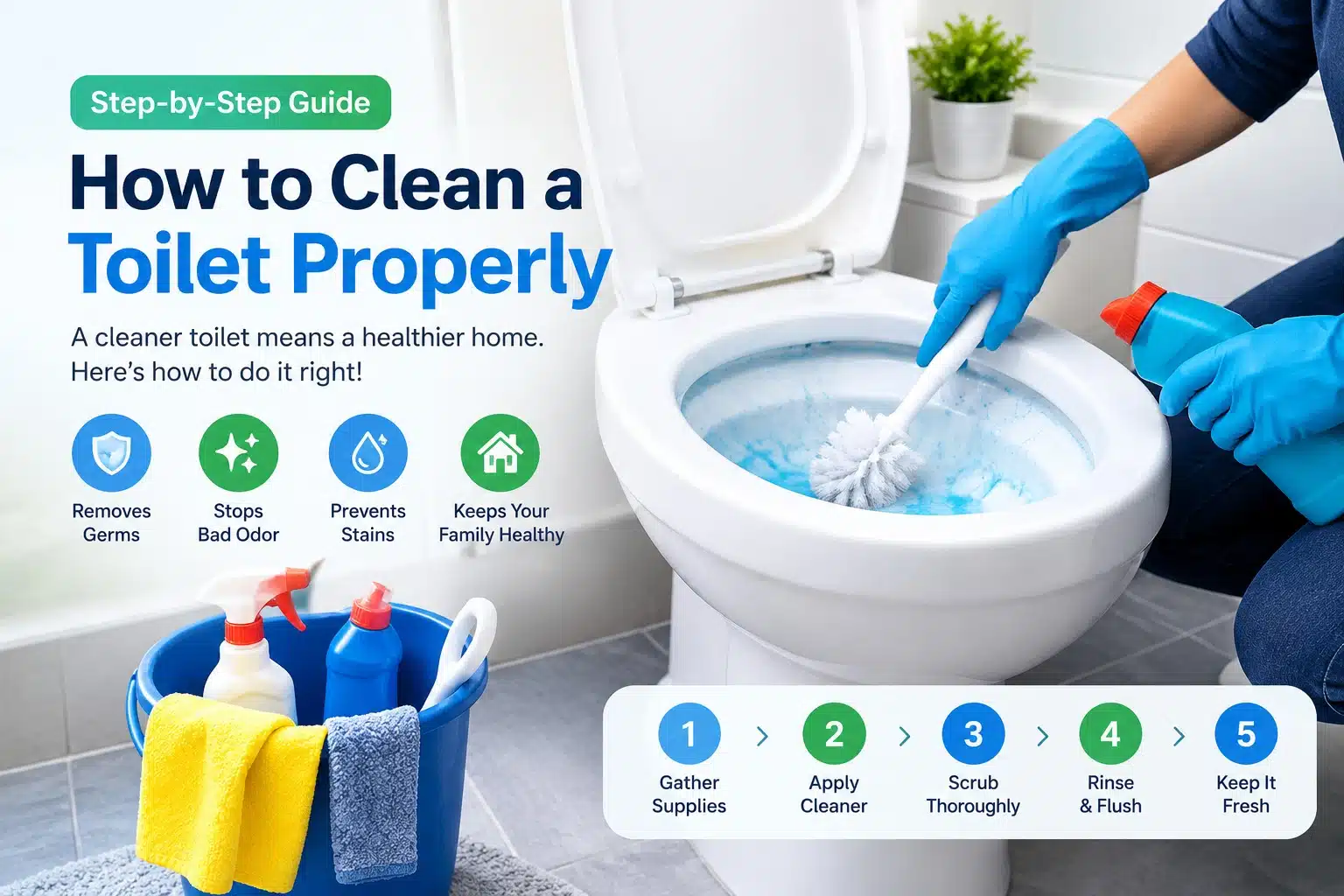 How to Clean a Toilet Properly